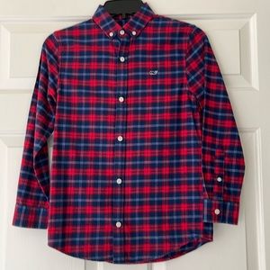 Boy’s Vineyard Vines Long Sleeve Button Down Shirt Excellent Condition